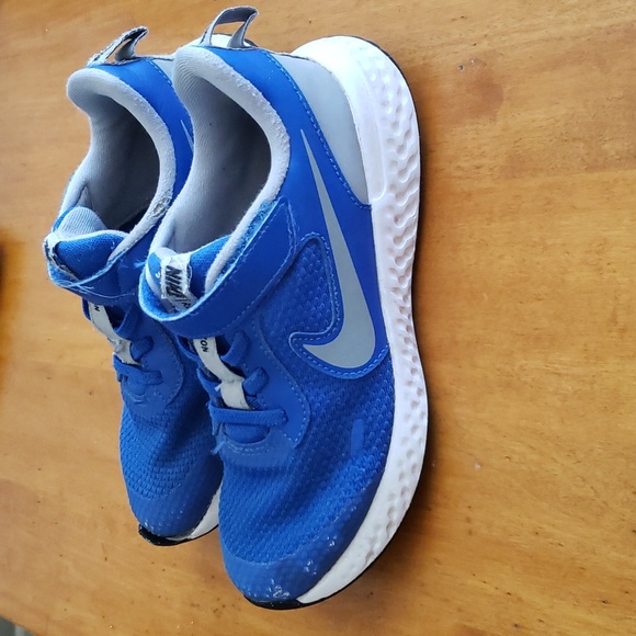 Nike Shoes Nike Kids Revolution 5 Bq567243 Blue Running Shoes